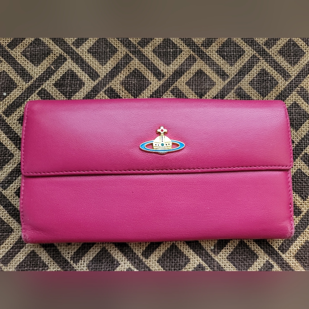 Viviene Westwood long wallet in preloved condition